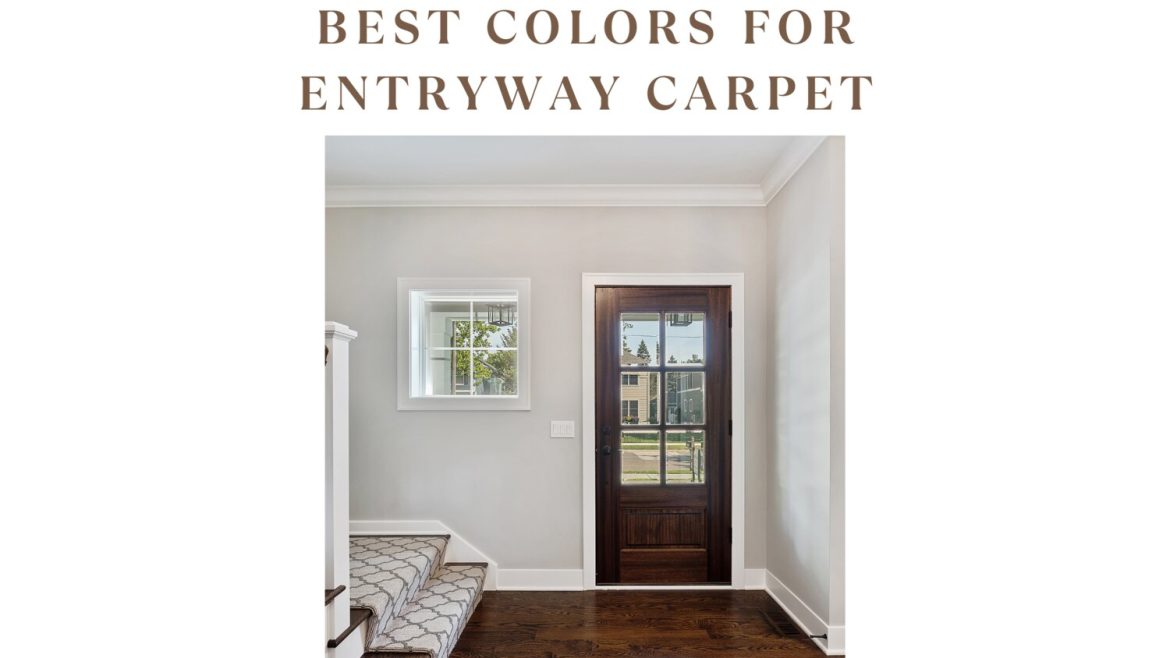 Best colors for entryway carpet