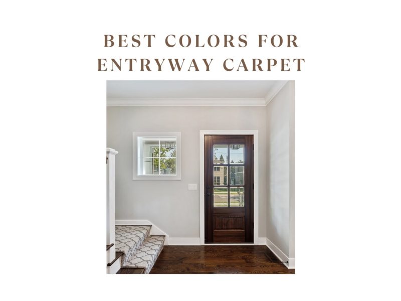 Best colors for entryway carpet