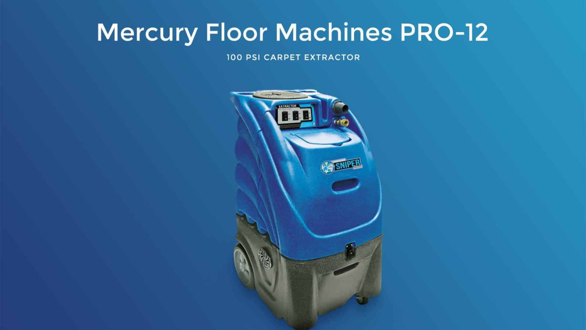 Mercury Floor Machines PRO-12 12-Gallon Carpet Extractor