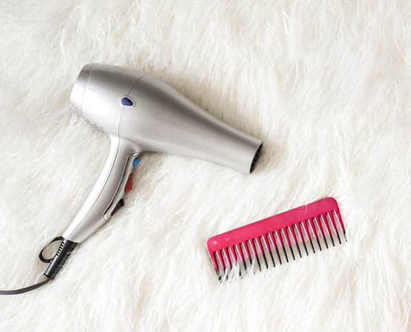 blow dryer method